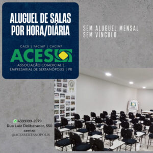 Aluguel de Sala